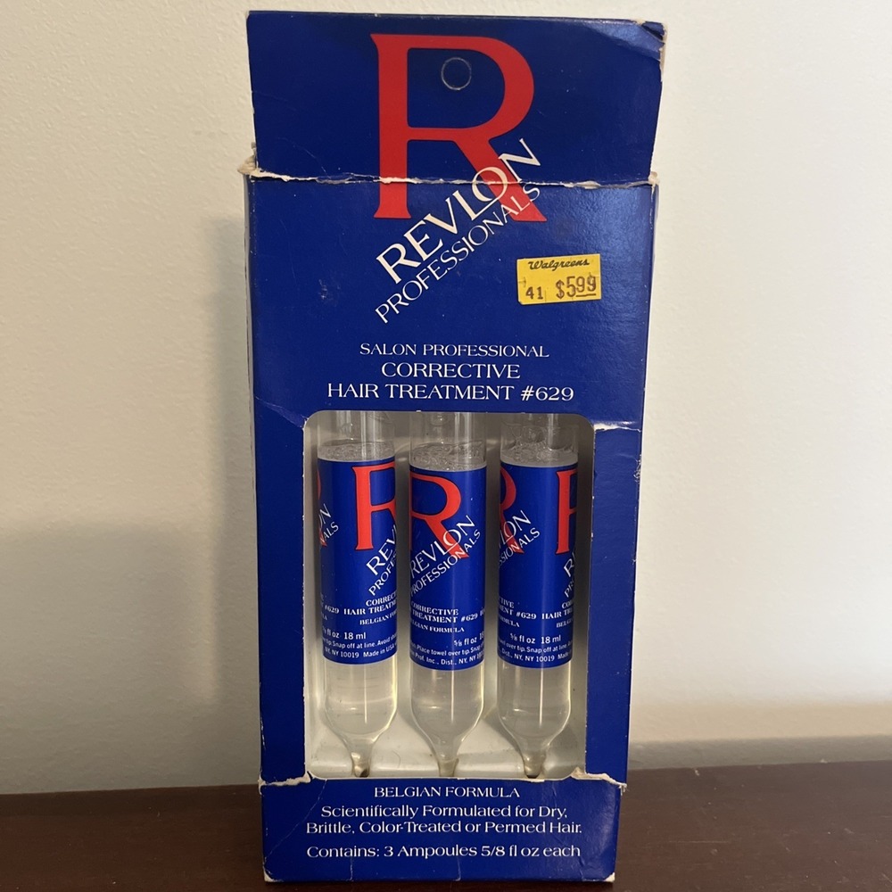 Vintage REVLON PROFESSIONALS Corrective Hair Treatment #629 Thickens HTF RARE